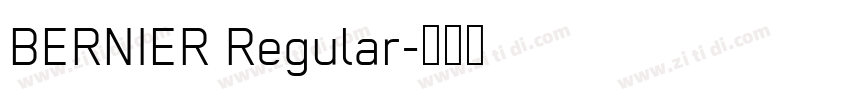 BERNIER Regular字体转换